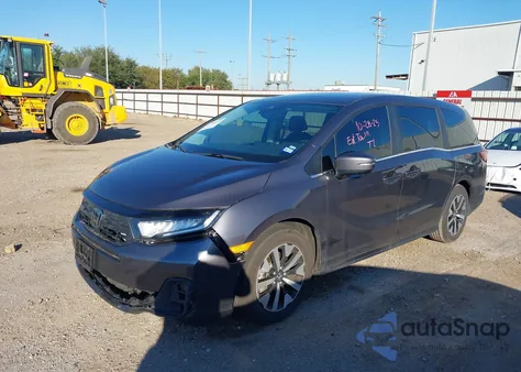 2025 Honda Odyssey Ex-L from USA, damaged, VIN 5FNRL6H66SB082248